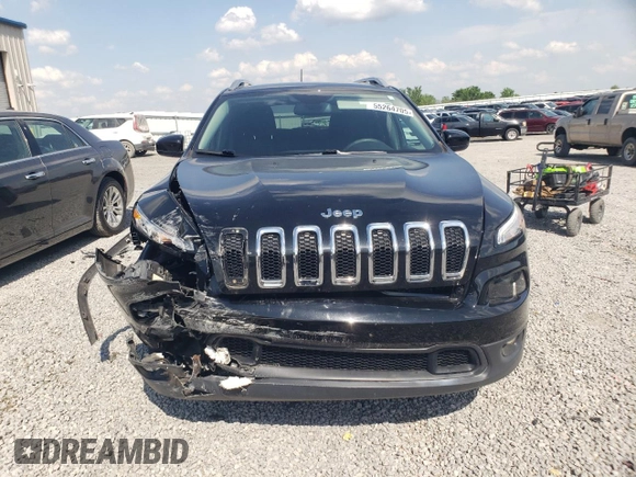 2017 Jeep Cherokee Latitude z VIN 1C4PJMCS8HW530158, wystawiony jako Copart lot #55264705 z przebiegiem 46 608 mil mil oraz Szkoda całkowita • Salvage title. Historia ofert i sprzedaży dostępna na DreamBid. Obrazek 5.