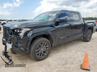 2023 Toyota Tundra Platinum with VIN 5TFNA5DB1PX121696, listed as a Copart auction lot 60085965 with 13,447 mi miles and Salvage title. Bid and sale history available at DreamBid. Image 1.