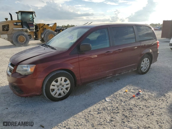 2018 Dodge Grand Caravan SE with VIN 2C4RDGBG4JR273108, listed as a Copart auction lot 42547805 with 0 mi miles and Non Repairable. Bid and sale history available at carsss.com. Image 1.