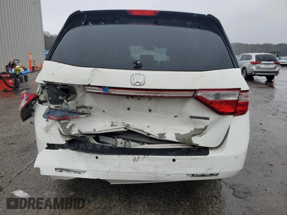 2011 Honda Odyssey Touring Elite with VIN 5FNRL5H94BB084410, listed as a Copart auction lot 48333585 with 223,851 mi miles and Salvage Title. Bid and sale history available at DreamBid. Image 6.