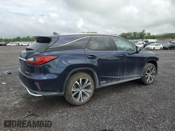 2018 Lexus RX 450hL Premium with VIN JTJDGKCAXJ2004699, listed as a Copart auction lot 63673635 with 6,850 mi miles and Salvage title. Bid and sale history available at DreamBid. Image 3.