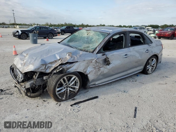 2017 Audi A4 Season of Audi Premium with VIN WAUDNAF43HN058215, listed as a Copart auction lot 49381505 with 0 mi miles and Salvage Title. Bid and sale history available at carsss.com. Image 1.