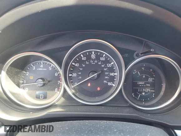 2017 Mazda CX-5 Sport with VIN JM3KFABL5H0146241, listed as a Copart auction lot 49587985 with 111,434 mi miles and Salvage Title. Bid and sale history available at carsss.com. Image 9.