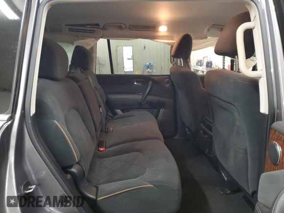 2018 Nissan Armada SL z VIN JN8AY2ND3JX002682, wystawiony jako Copart lot #49782005 z przebiegiem 93 655 mil mil oraz Szkoda całkowita • Salvage title. Historia ofert i sprzedaży dostępna na DreamBid. Obrazek 11.