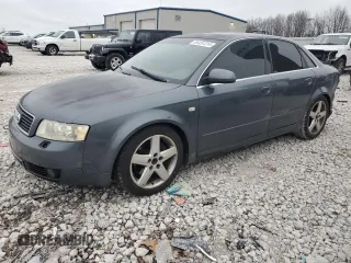 2004 Audi A4 3.0L with VIN WAULT68E14A111919, listed as a Copart auction lot 84491314 with 189,720 mi miles and Salvage Title. Bid and sale history available at carsss.com. Image 1.