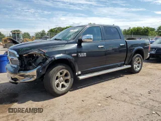 2017 Ram 1500 Laramie with VIN 1C6RR7NT6HS572271, listed as a Copart auction lot 64798015 with 140,228 mi miles and Salvage title. Bid and sale history available at DreamBid. Image 1.