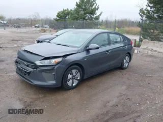 2019 Hyundai Ioniq Blue with VIN KMHC65LC7KU117578, listed as a IAAI auction lot 42173054 with 80,541 mi miles and . Bid and sale history available at DreamBid. Image 17.