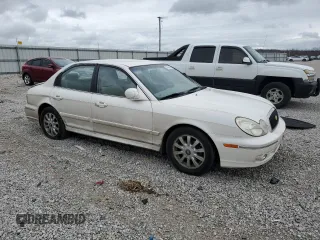 2004 Hyundai Sonata GLS with VIN KMHWF35H44A014911, listed as a Copart auction lot 47846795 with 129,920 mi miles and Salvage Title. Bid and sale history available at DreamBid. Image 4.