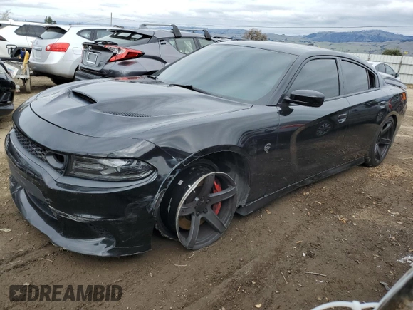 2019 Dodge Charger SRT Hellcat with VIN 2C3CDXL99KH742758, listed as a Copart auction lot 45308695 with 72,838 mi miles and Salvage Title. Bid and sale history available at DreamBid. Image 1.
