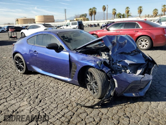 2023 Toyota GR86 Premium with VIN JF1ZNBE16P9750407, listed as a Copart auction lot 87491134 with 18,398 mi miles and Salvage Title. Bid and sale history available at carsss.com. Image 4.