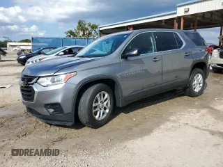 2020 Chevrolet Traverse LS with VIN 1GNERFKWXLJ174924, listed as a Copart auction lot 71939174 with 82,695 mi miles and Non Repairable. Bid and sale history available at carsss.com. Image 1.