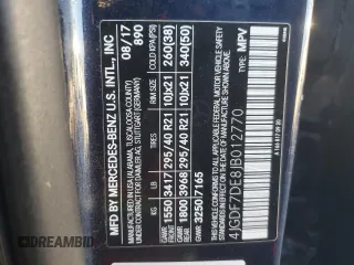 2018 Mercedes-Benz GLS 550 with VIN 4JGDF7DE8JB012770, listed as a Copart auction lot 49995485 with 150,959 mi miles and Clean Title. Bid and sale history available at DreamBid. Image 13.