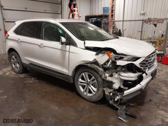2020 Ford Edge SEL with VIN 2FMPK4J97LBA12836, listed as a IAAI auction lot 41589486 with 16,860 mi miles. Bid and sale history available at carsss.com. Image 1.