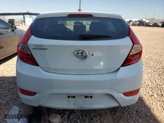 2014 Hyundai Accent GS with VIN KMHCT5AE9EU195698, listed as a Copart auction lot 72044784 with 76,086 mi miles and Salvage Title. Bid and sale history available at carsss.com. Image 6.
