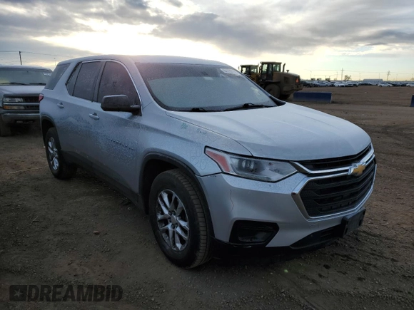 2018 Chevrolet Traverse LS with VIN 1GNEVLKW3JJ196030, listed as a Copart auction lot 84103714 with 108,762 mi miles and Salvage Title. Bid and sale history available at carsss.com. Image 4.
