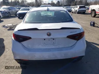 2019 Alfa Romeo Giulia Sport with VIN ZARFAMAN8K7599030, listed as a Copart auction lot 45877883 with 0 mi miles. Bid and sale history available at carsss.com. Image 6.