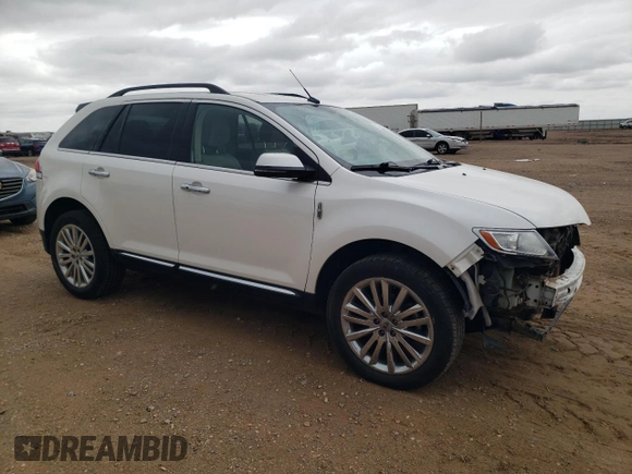 2012 Lincoln MKX with VIN 2LMDJ6JKXCBL19331, listed as a Copart auction lot 51849315 with 148,932 mi miles and Salvage Title. Bid and sale history available at carsss.com. Image 4.
