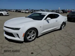2016 Chevrolet Camaro 1LT with VIN 1G1FB1RX2G0183124, listed as a Copart auction lot 52428445 with 0 mi miles and Salvage Title. Bid and sale history available at carsss.com. Image 1.
