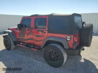 2012 Jeep Wrangler Unlimited Sport with VIN 1C4BJWDG4CL212726, listed as a Copart auction lot 49851525 with 125,566 mi miles and Salvage Title. Bid and sale history available at carsss.com. Image 2.