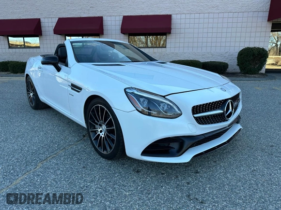 2017 Mercedes-Benz SLC 43 AMG with VIN WDDPK6GA6HF137565, listed as a Copart auction lot 54969215 with 157,091 mi miles and Clean Title. Bid and sale history available at DreamBid. Image 2.
