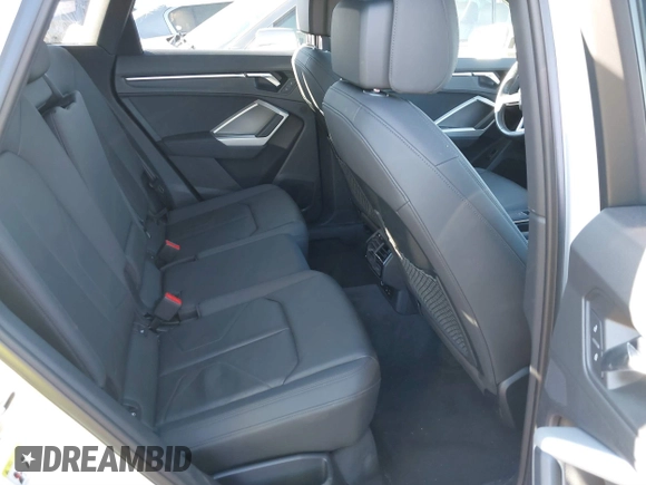 2020 Audi Q3 S line Premium Plus with VIN WA1EECF36L1103748, listed as a IAAI auction lot 41368428 with 21,155 mi miles and . Bid and sale history available at DreamBid. Image 8.