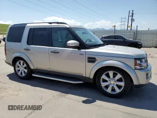 2015 Land Rover LR4 HSE with VIN SALAG2V6XFA744841, listed as a Copart auction lot 61639505 with 77,218 mi miles and Salvage title. Bid and sale history available at DreamBid. Image 4.