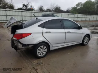 2017 Hyundai Accent SE with VIN KMHCT4AE8HU316672, listed as a Copart auction lot 50090235 with 117,529 mi miles and Salvage Title. Bid and sale history available at carsss.com. Image 3.