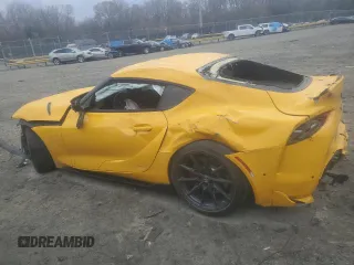2023 Toyota GR Supra 3.0 with VIN WZ1DB0G06PW058219, listed as a Copart auction lot 83528874 with 0 mi miles and Salvage Title. Bid and sale history available at carsss.com. Image 2.