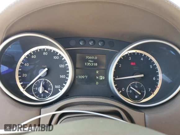2011 Mercedes-Benz GL-Class GL 550 with VIN 4JGBF8GE4BA704816, listed as a Copart auction lot 70331714 with 135,318 mi miles and Salvage Title. Bid and sale history available at carsss.com. Image 9.