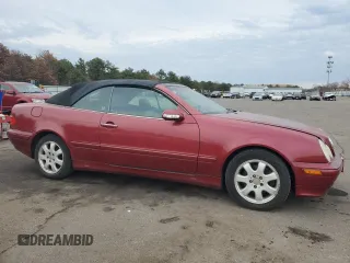2001 Mercedes-Benz CLK 320 with VIN WDBLK65G41T073354, listed as a Copart auction lot 46862764 with 117,290 mi miles and Non Repairable. Bid and sale history available at DreamBid. Image 4.