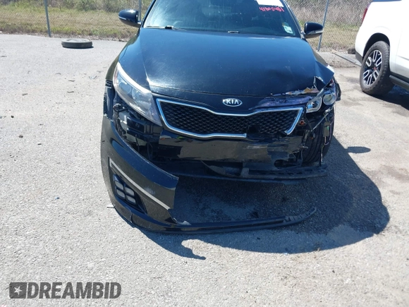 2015 Kia Optima SX Turbo with VIN 5XXGR4A62FG419859, listed as a IAAI auction lot 41805481 with 166,602 mi miles. Bid and sale history available at carsss.com. Image 6.
