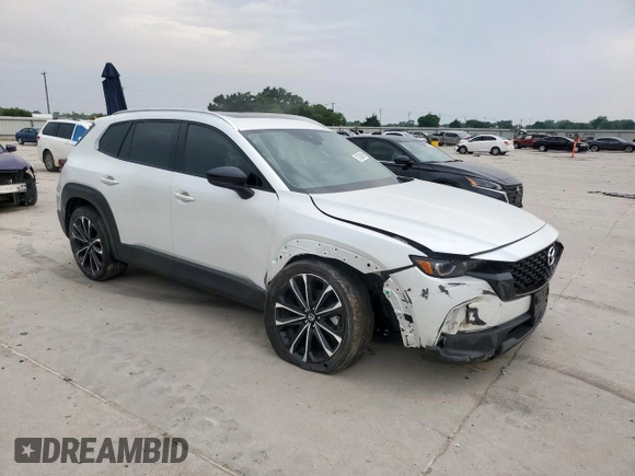 2023 Mazda CX-50 S Premium Plus with VIN 7MMVABEM3PN131818, listed as a Copart auction lot 57358595 with 61,179 mi miles and Clean title. Bid and sale history available at DreamBid. Image 4.