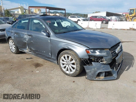 2012 Audi A4 2.0T Premium with VIN WAUBFAFL0CN013351, listed as a IAAI auction lot 41987066 with 61,093 mi miles. Bid and sale history available at carsss.com. Image 1.