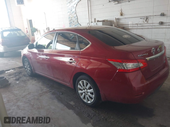 2014 Nissan Sentra SV with VIN 3N1AB7AP7EL653005, listed as a IAAI auction lot 42530708 with 164,017 mi miles and . Bid and sale history available at DreamBid. Image 3.