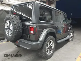 2019 Jeep Wrangler Unlimited Sahara с VIN 1C4HJXEN8KW588369, выставлен на аукционе IAAI как лот 42581061 с пробегом 90 710 миль миль и . История ставок и продаж доступна на DreamBid. Изображение 4.