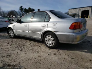 2000 Honda Civic VP with VIN 2HGEJ6617YH594343, listed as a Copart auction lot 44525075 with 70,636 mi miles and Clean Title. Bid and sale history available at carsss.com. Image 2.