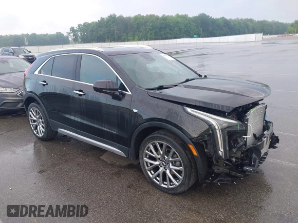 2020 Cadillac XT4 FWD Premium Luxury with VIN 1GYFZCR49LF049541, listed as a IAAI auction lot 42249189 with 62,846 mi miles and . Bid and sale history available at DreamBid. Image 1.