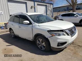 2020 Nissan Pathfinder SV with VIN 5N1DR2BM2LC606787, listed as a Copart auction lot 48697615 with 46,949 mi miles and Salvage title. Bid and sale history available at DreamBid. Image 4.