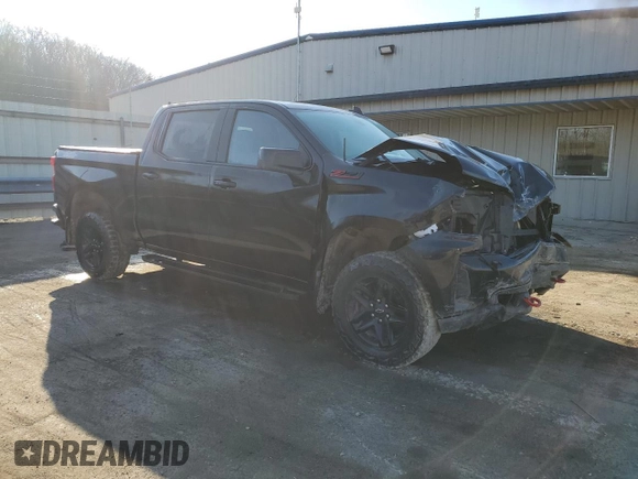 2021 Chevrolet Silverado 1500 LT Trail Boss with VIN 3GCPYFED2MG357364, listed as a Copart auction lot 48551445 with 87,235 mi miles and Salvage Title. Bid and sale history available at DreamBid. Image 4.