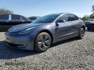 2020 Tesla Model 3 Standard Range Plus with VIN 5YJ3E1EA0LF784854, listed as a Copart auction lot 54994055 with 43,055 mi miles and Non Repairable. Bid and sale history available at DreamBid. Image 1.