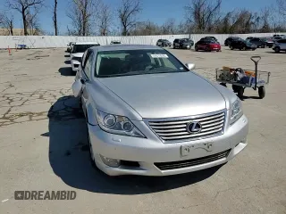 2012 Lexus LS 460 with VIN JTHBL5EF5C5110221, listed as a Copart auction lot 49319295 with 107,441 mi miles and Salvage title. Bid and sale history available at DreamBid. Image 10.