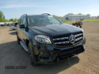 2019 Mercedes-Benz GLS 550 with VIN 4JGDF7DE7KB207583, listed as a Copart auction lot 61720464 with 76,040 mi miles and Salvage Title. Bid and sale history available at DreamBid. Image 12.