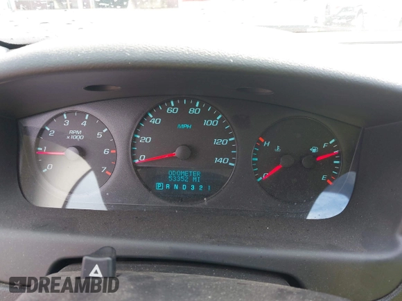2011 Chevrolet Impala LS Fleet with VIN 2G1WF5EK9B1223217, listed as a IAAI auction lot 42063207 with 53,352 mi miles and . Bid and sale history available at DreamBid. Image 7.