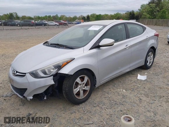 2015 Hyundai Elantra SE z VIN 5NPDH4AE2FH651542, wystawiony jako IAAI lot #42085090 z przebiegiem 168 210 mil mil oraz . Historia ofert i sprzedaży dostępna na DreamBid. Obrazek 2.
