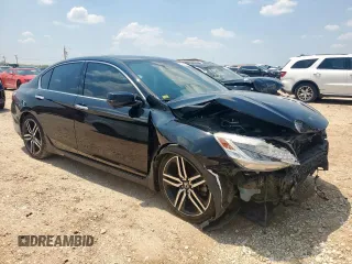 2016 Honda Accord Touring with VIN 1HGCR3F9XGA012737, listed as a Copart auction lot 58274935 with 69,715 mi miles and Salvage title. Bid and sale history available at DreamBid. Image 4.