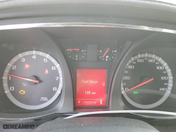 2012 GMC Terrain SLT-1 with VIN 2GKFLUE55C6146729, listed as a Copart auction lot 89188025 with 184,951 mi miles and Non Repairable. Bid and sale history available at carsss.com. Image 9.