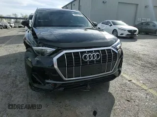 2020 Audi Q3 S line Premium with VIN WA1DECF34L1123427, listed as a Copart auction lot 44001445 with 52,799 mi miles and Salvage Title. Bid and sale history available at carsss.com. Image 14.