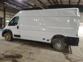 2024 Ram ProMaster Cargo Tradesman with VIN 3C6LRVDGXRE133304, listed as a Copart auction lot 49920835 with 23,133 mi miles and Salvage Title. Bid and sale history available at DreamBid. Image 2.