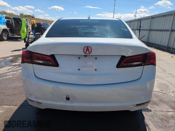 2015 Acura TLX Technology with VIN 19UUB2F59FA008368, listed as a Copart auction lot 56180545 with 76,812 mi miles and Salvage title. Bid and sale history available at DreamBid. Image 6.