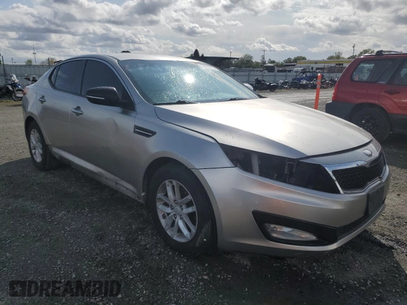 2013 Kia Optima LX with VIN KNAGM4A77D5305619, listed as a Copart auction lot 50823775 with 145,239 mi miles and Salvage Title. Bid and sale history available at carsss.com. Image 4.